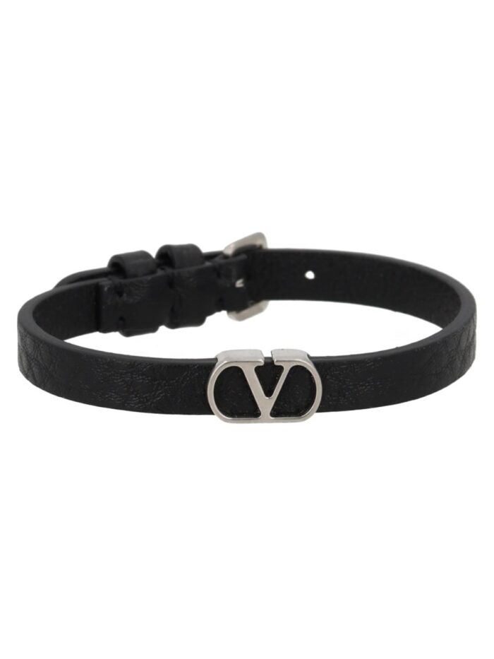 Valentino Garavani BRACCIALE "VLOGO SIGNATURE" IN PELLE