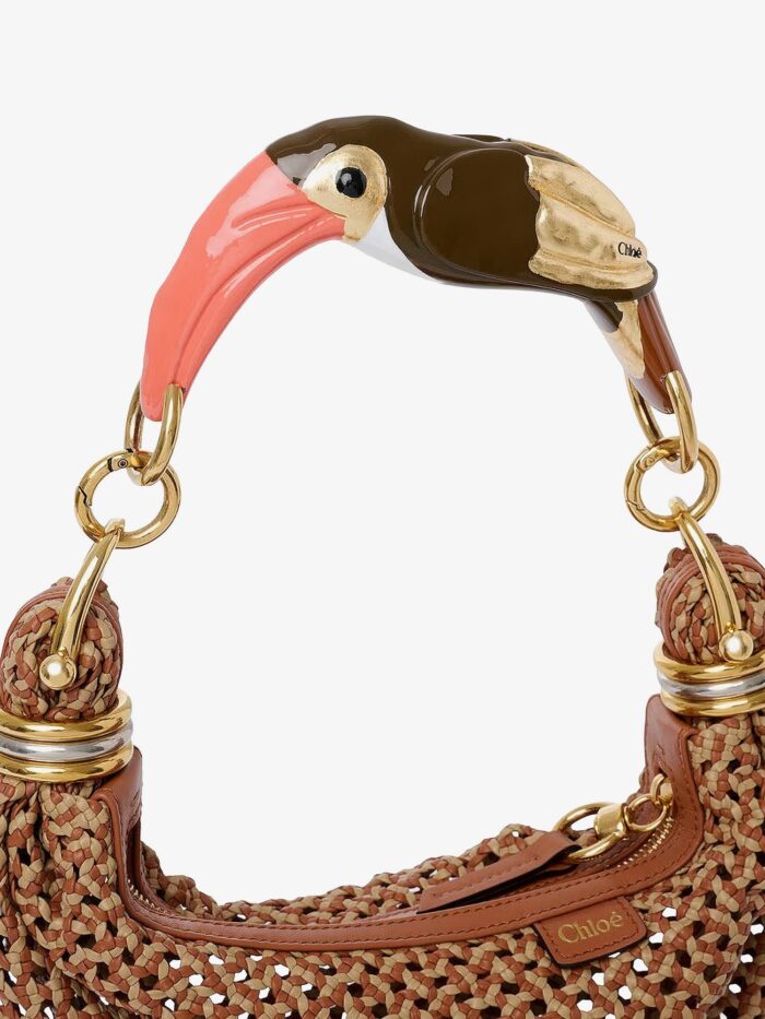CHLOE' Bracelet Hobo Handbag With Toucan Handle
