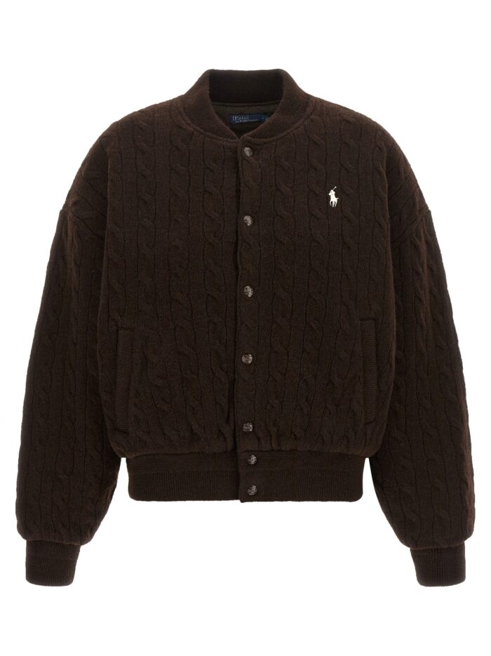 polo ralph lauren braided bomber jacket Polo Ralph Lauren Braided Bomber Jacket
