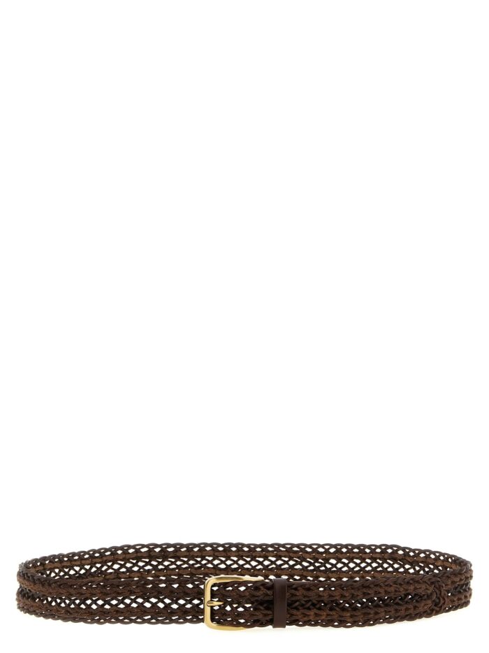 brunello cucinelli braided calf belt Brunello Cucinelli Braided Calf Belt