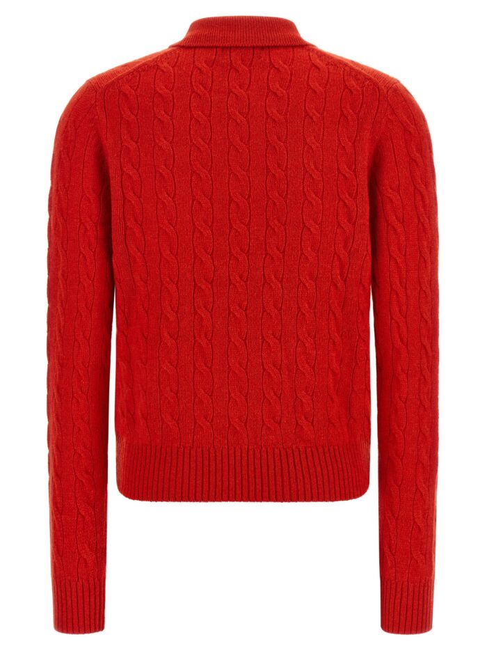 Polo Ralph Lauren Braided Knit Polo Shirt