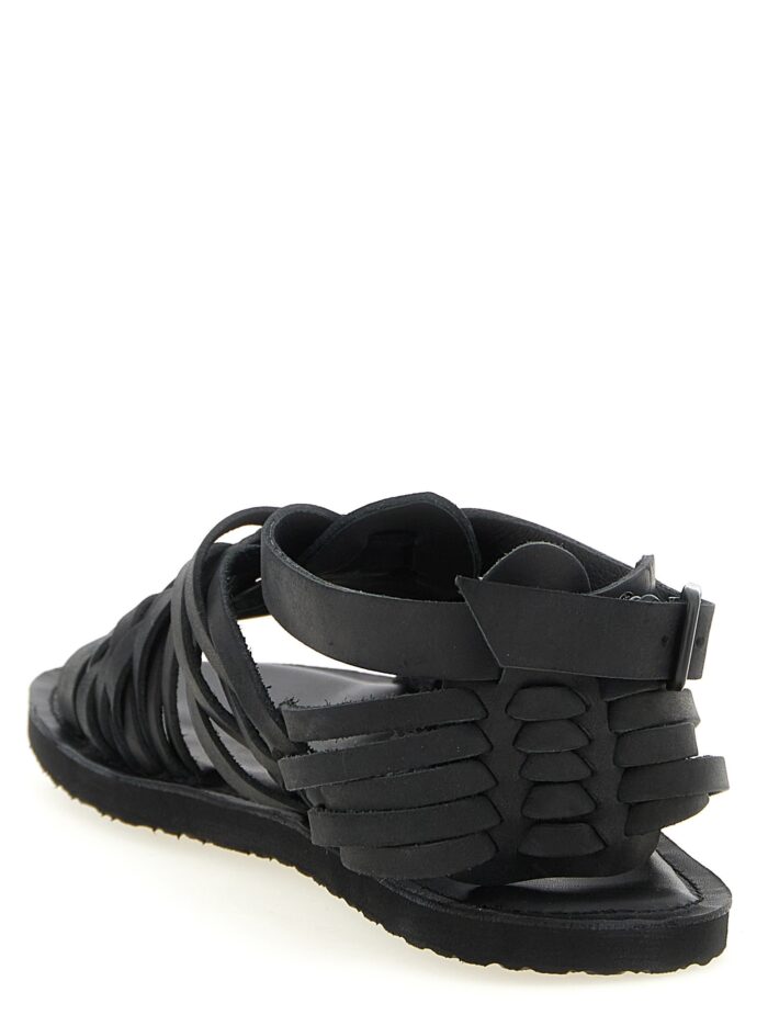 YOHJI YAMAMOTO Braided Leather Sandals