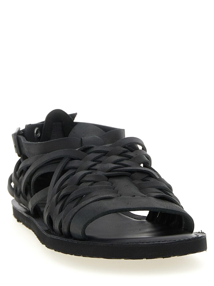 YOHJI YAMAMOTO Braided Leather Sandals