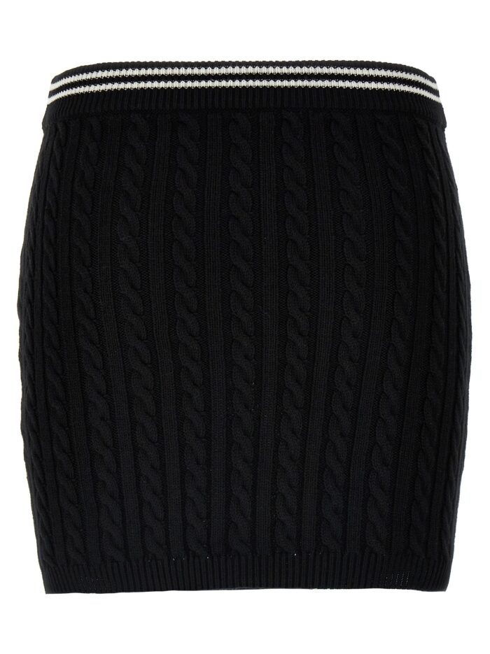 ALESSANDRA RICH Braided Skirt