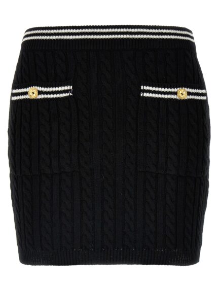 ALESSANDRA RICH Braided Skirt
