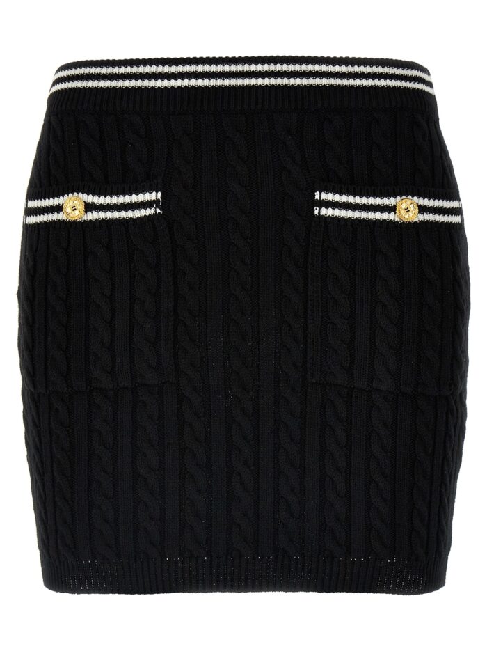 ALESSANDRA RICH Braided Skirt