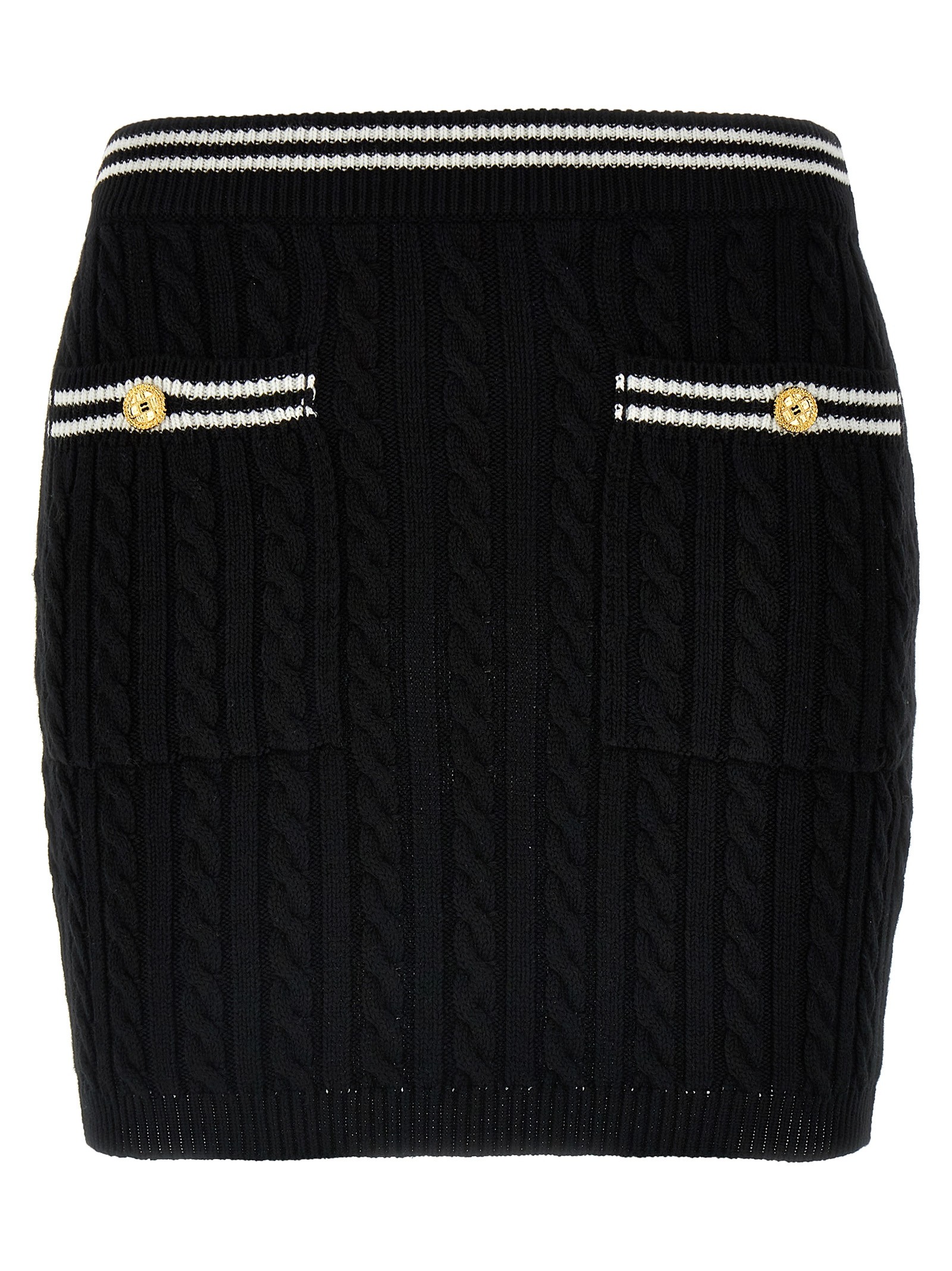 ALESSANDRA RICH Braided Skirt