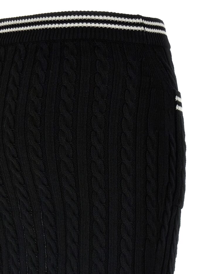 ALESSANDRA RICH Braided Skirt