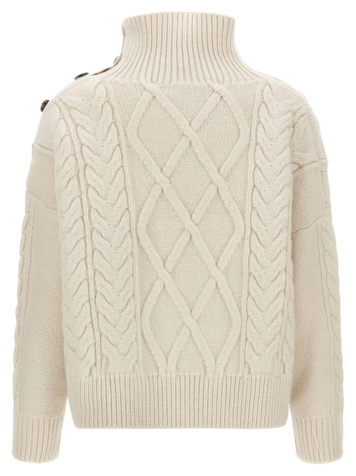 YVES SALOMON Braided Sweater