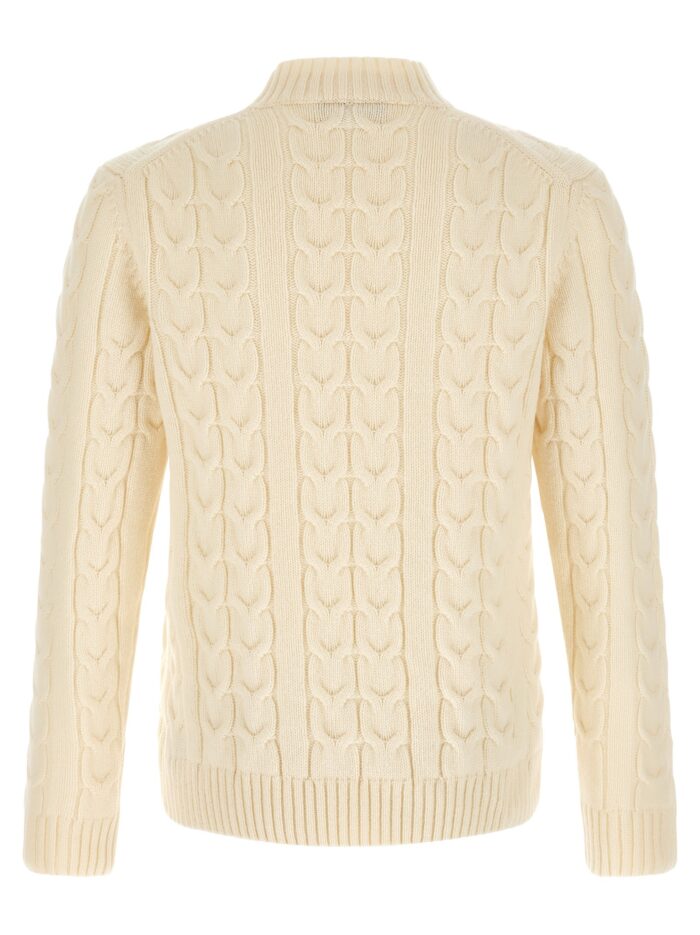 Zanone Braided Turtleneck Sweater