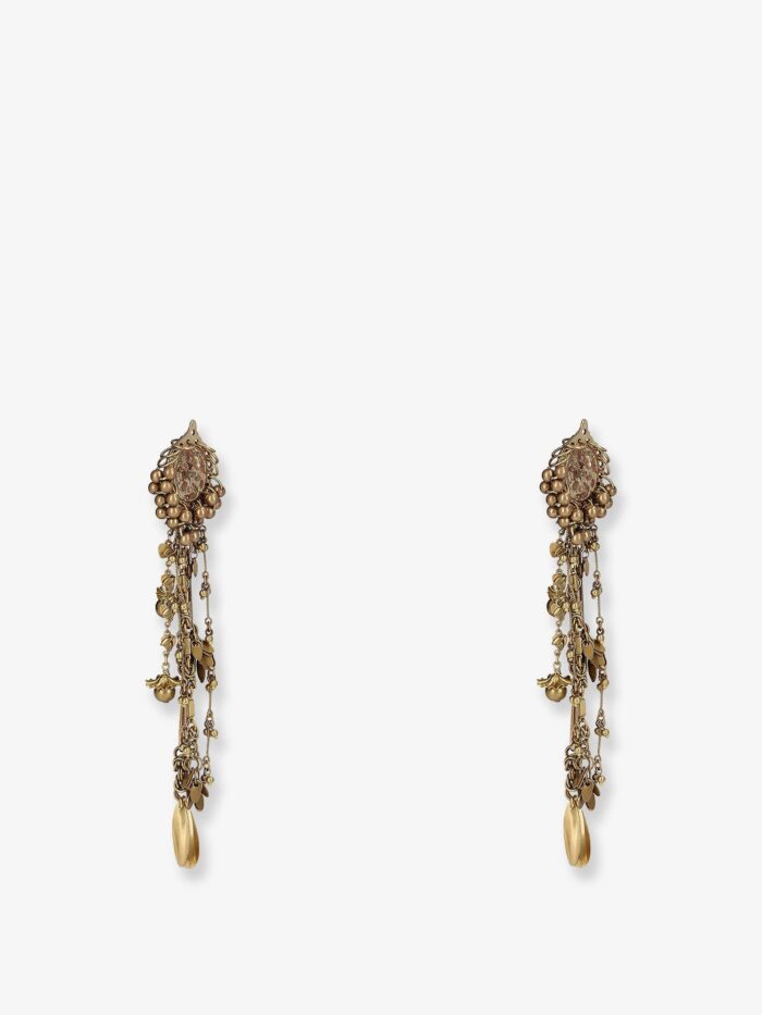 Dries Van Noten Brass Earrings