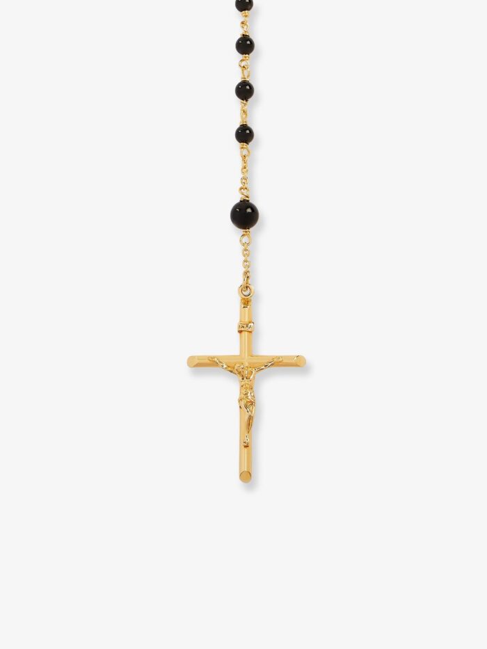 Dolce & Gabbana Brass Necklace With Cross