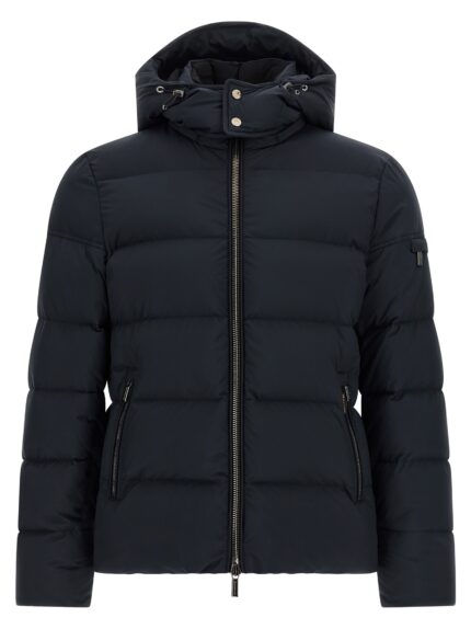 Moorer 'Brett' - 'Acqua' Line Bomber Jacket