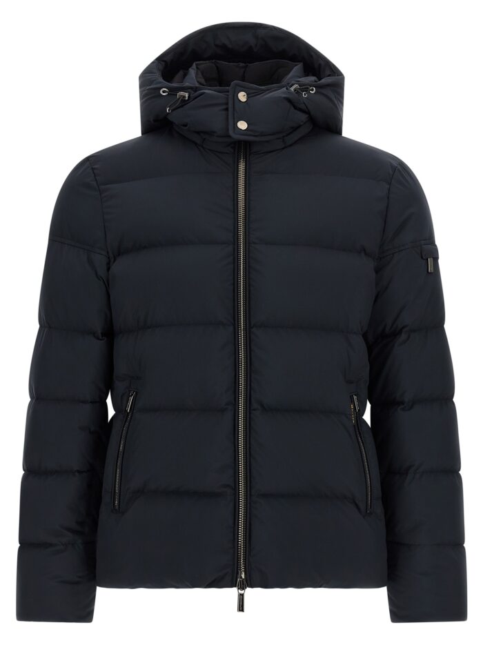 moorer 'brett' 'acqua' line bomber jacket Moorer 'Brett' - 'Acqua' Line Bomber Jacket