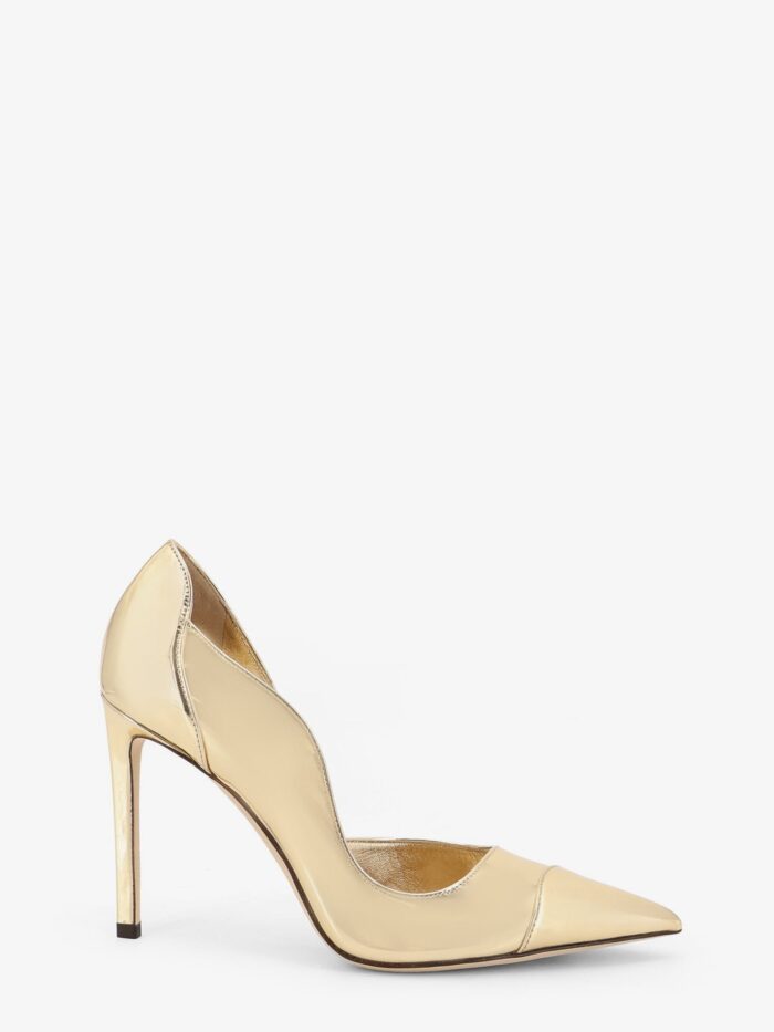 jimmy choo brigitte 100 liquid metal leather décolleté Jimmy Choo Brigitte 100 Liquid Metal Leather Décolleté