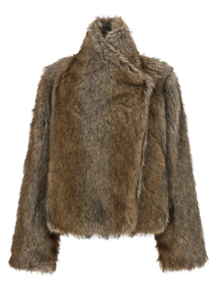 B&B COUTURE 'Brigitte First' Eco-fur Coat
