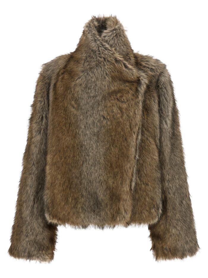 B&B COUTURE 'Brigitte First' Eco-fur Coat