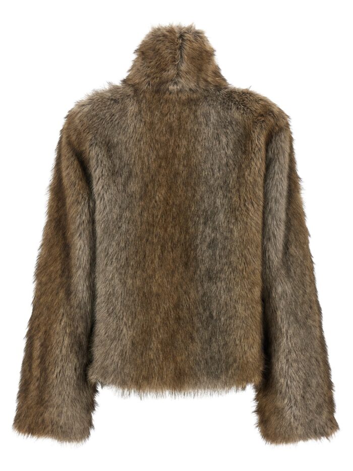 B&B COUTURE 'Brigitte First' Eco-fur Coat