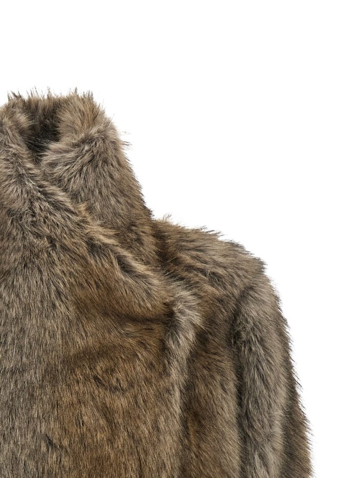 B&B COUTURE 'Brigitte First' Eco-fur Coat