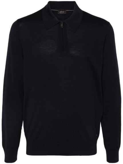 BRIONI Polo With Zip L/s