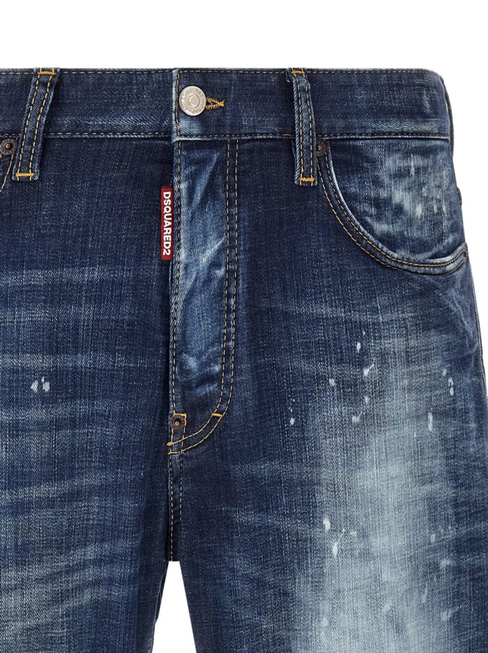 Dsquared2 'Bro' Jeans With 'Paint' Details