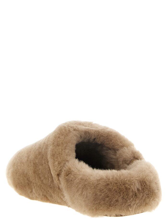 Ugg Brown 'Elea Fluffed' Sabots