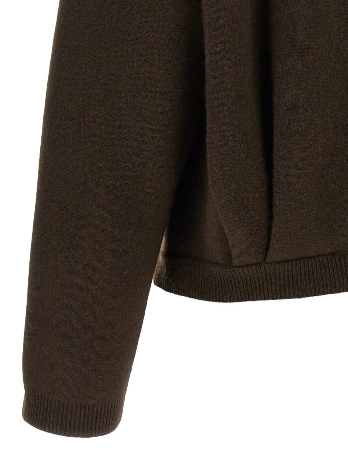 VINCE Brown Flap Pockets Cardigan