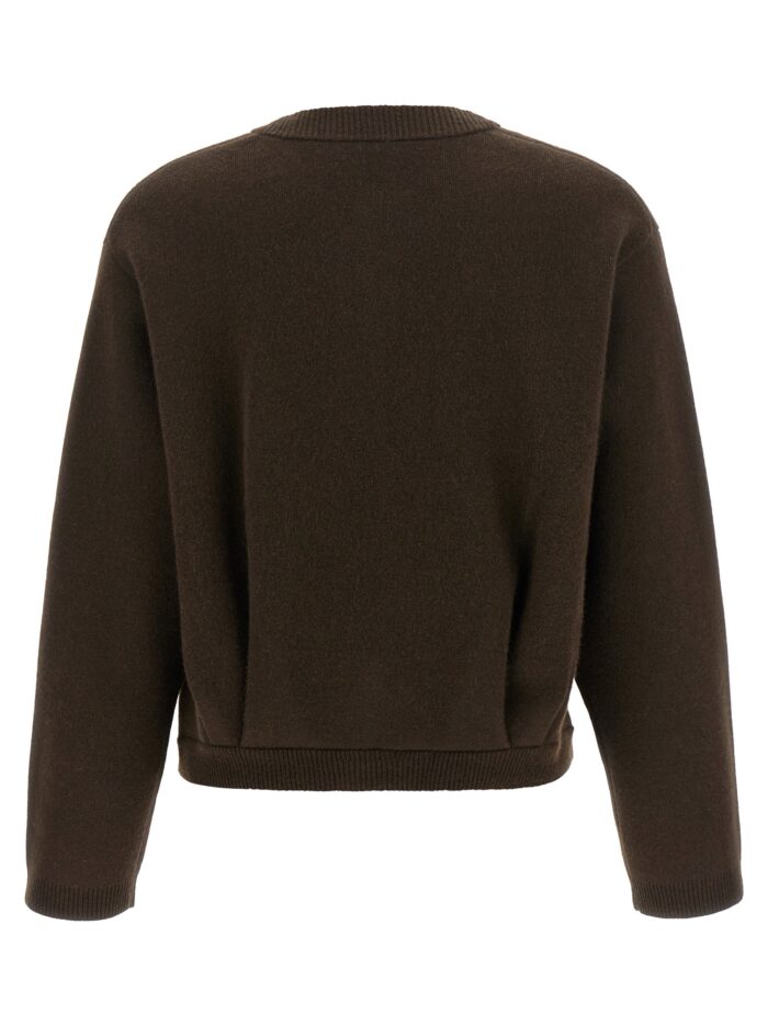 VINCE Brown Flap Pockets Cardigan