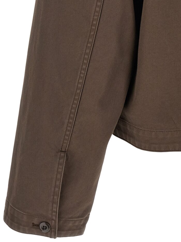 LEMAIRE Brown Korean Collar Jacket