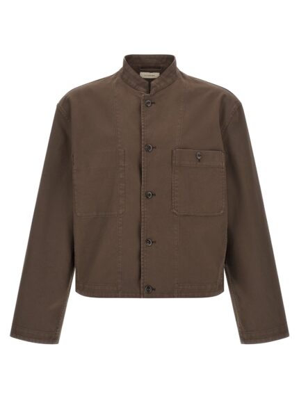 LEMAIRE Brown Korean Collar Jacket