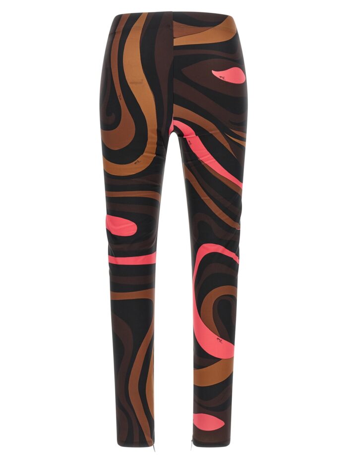 EMILIO PUCCI Brown 'Marmo' Leggings