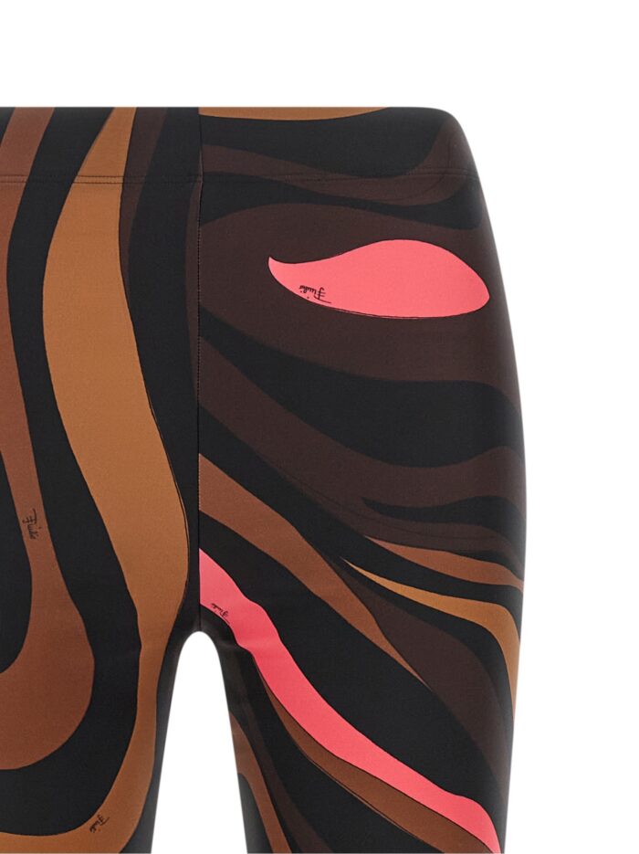 EMILIO PUCCI Brown 'Marmo' Leggings