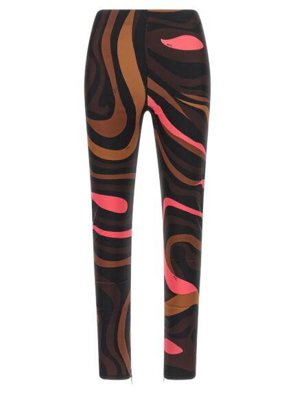 EMILIO PUCCI Brown 'Marmo' Leggings