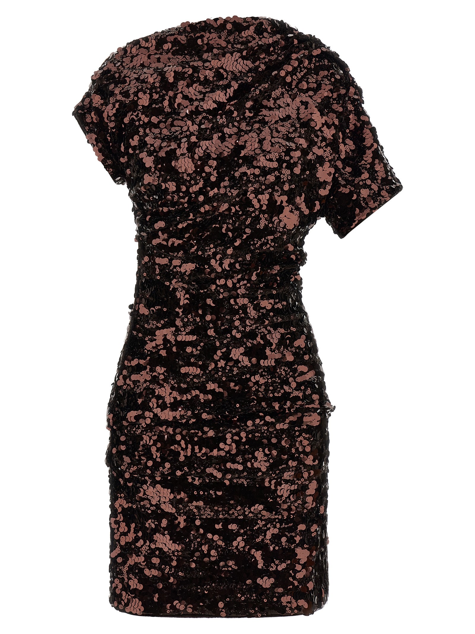 GANNI 'Brown Sequins Mini' Dress