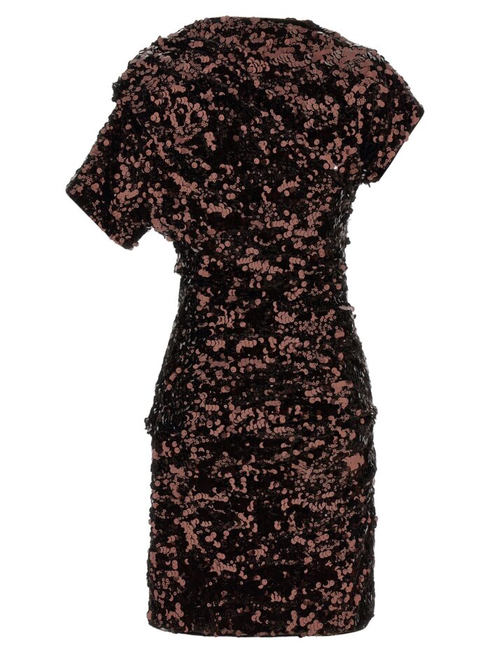 GANNI 'Brown Sequins Mini' Dress