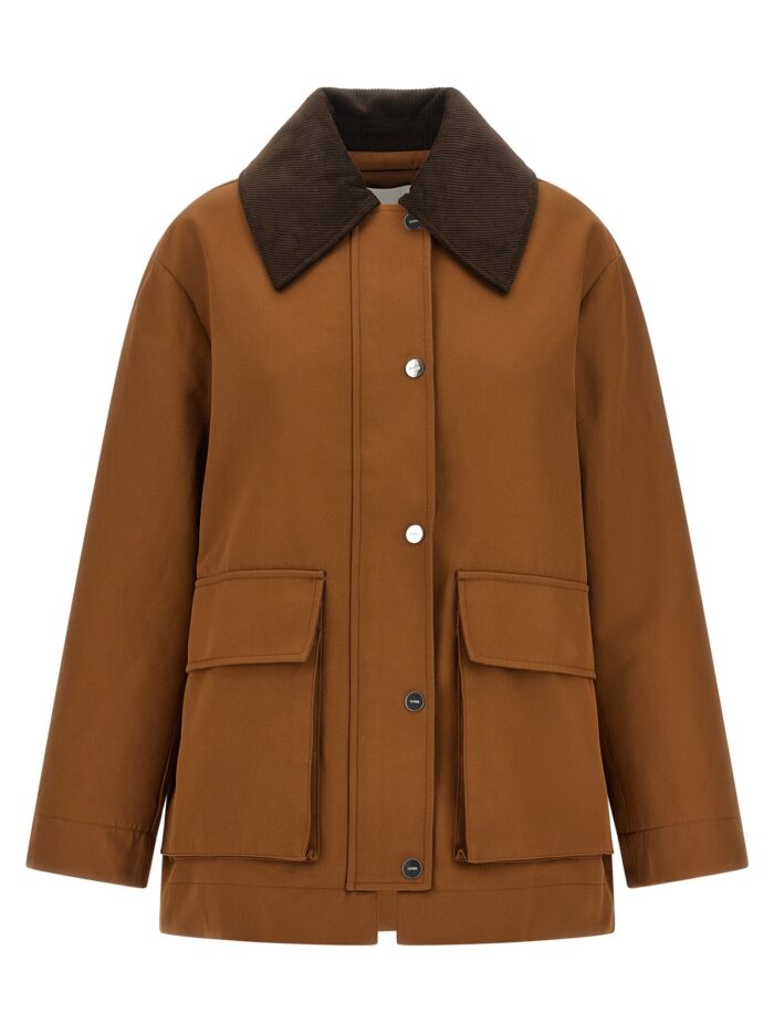 GANNI Brown Twill Jacket