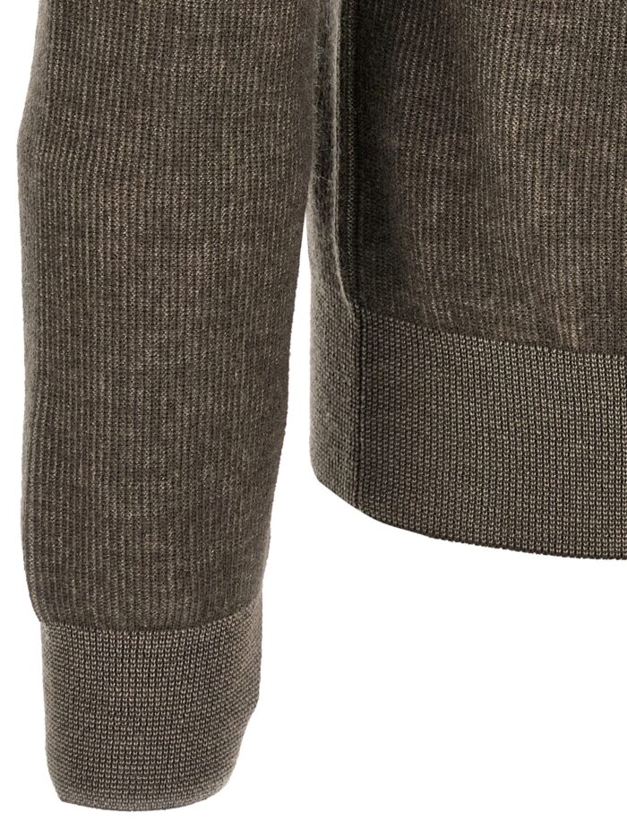 BRIONI Brown Vanisé Sweater