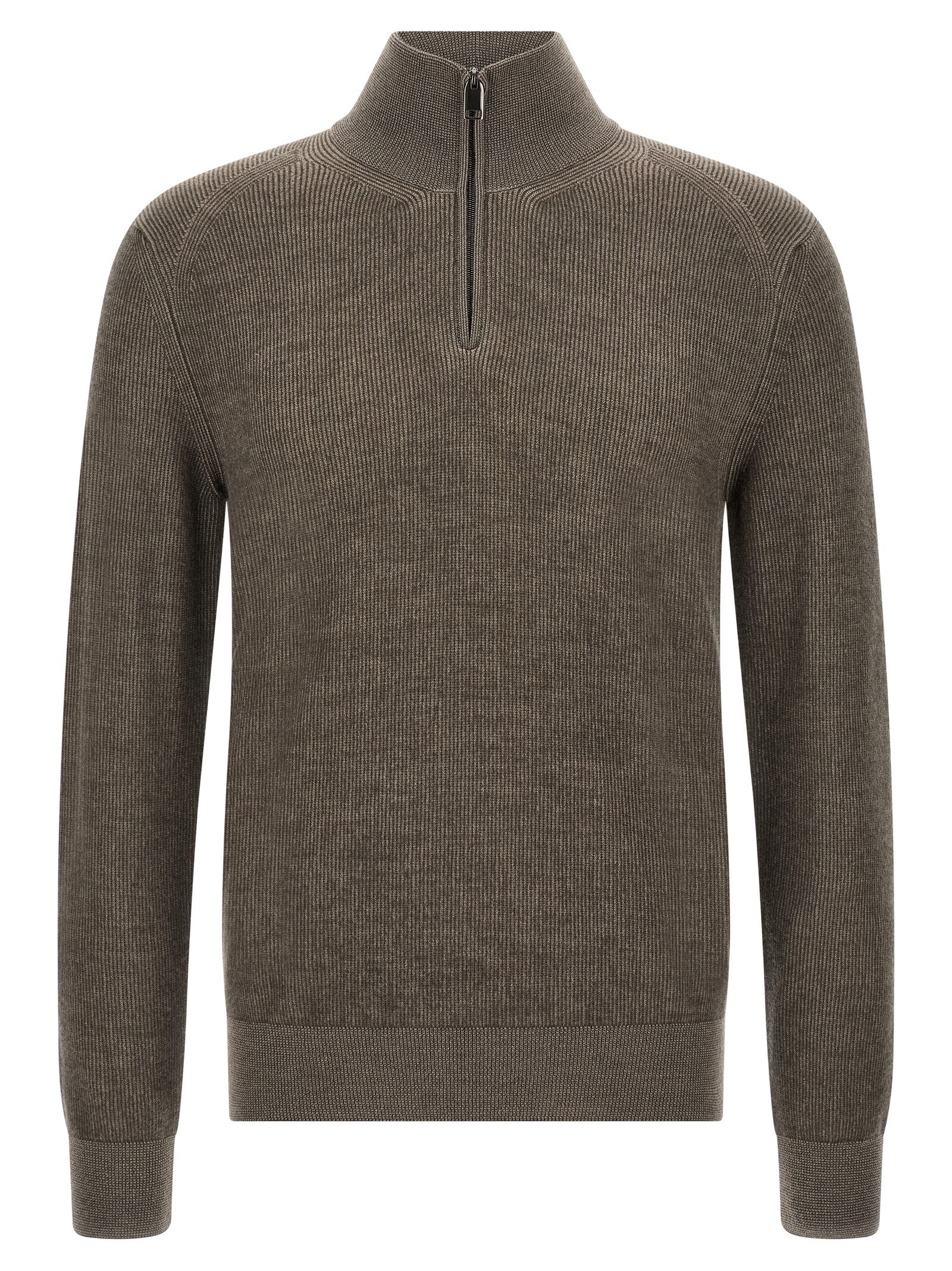 BRIONI Brown Vanisé Sweater
