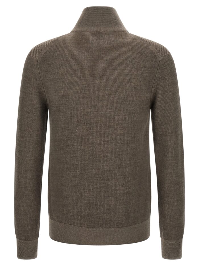 BRIONI Brown Vanisé Sweater