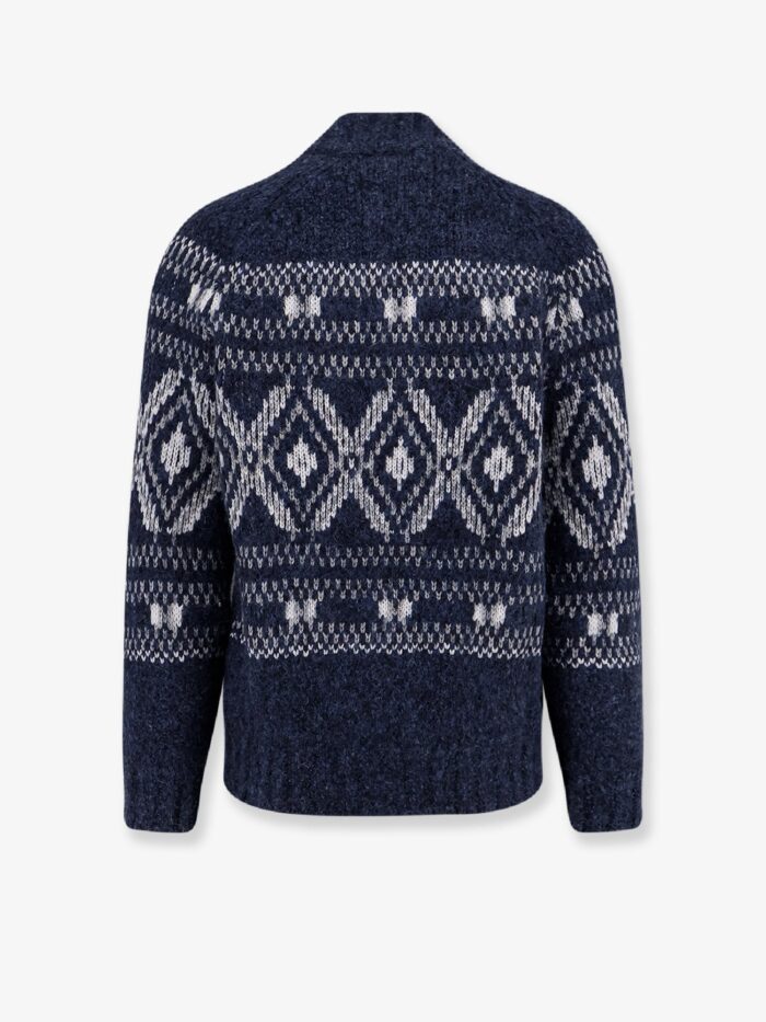 Brunello Cucinelli Alpaca Blend Cardigan With Embroideries