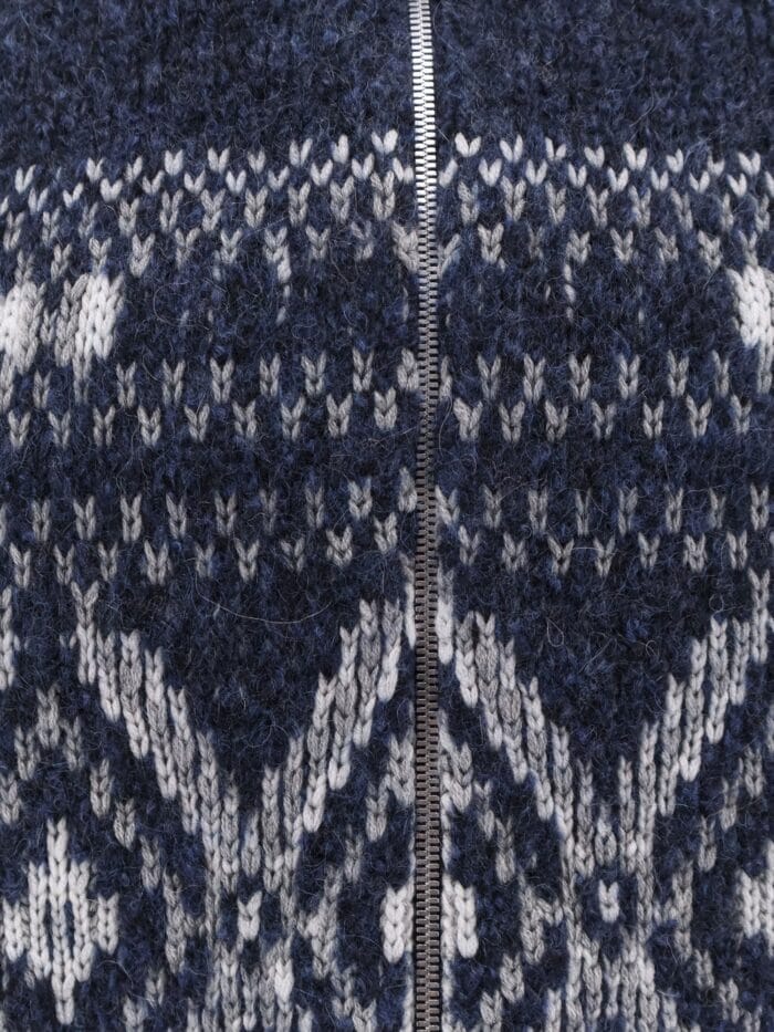 Brunello Cucinelli Alpaca Blend Cardigan With Embroideries