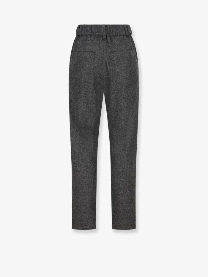 Brunello Cucinelli Baggy Flannel Trousers