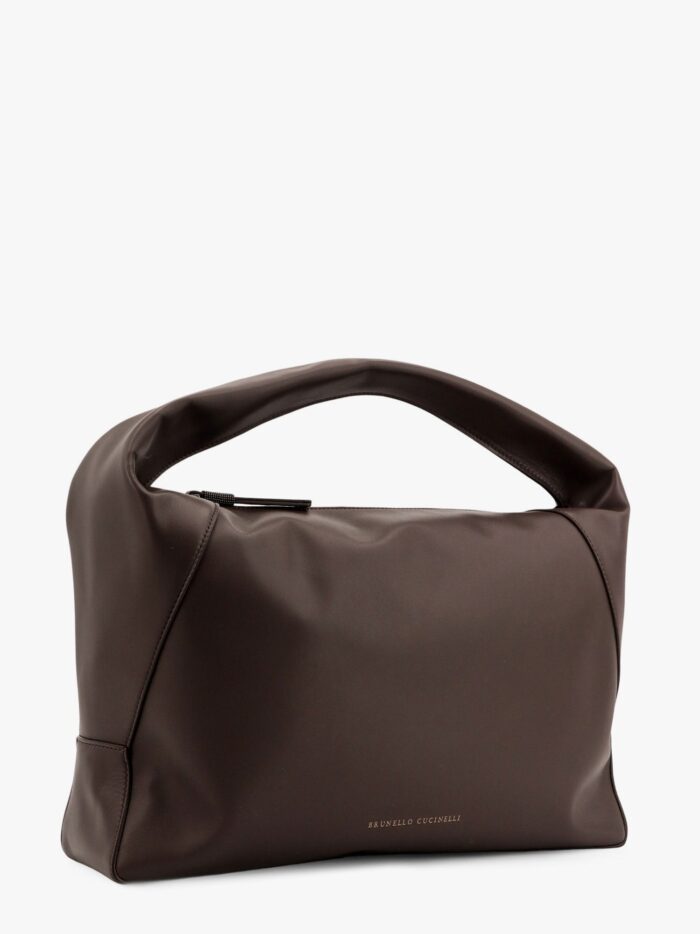 Brunello Cucinelli Bc Duo Big Hobo Leather Shoulder Bag