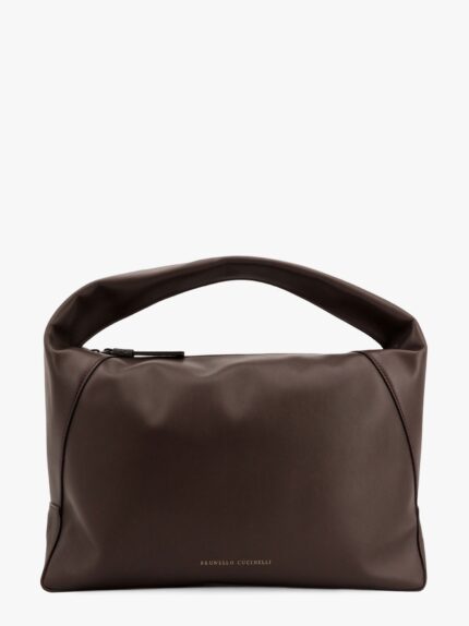 Brunello Cucinelli Bc Duo Big Hobo Leather Shoulder Bag
