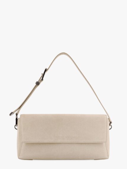 Brunello Cucinelli Bc Duo Clutch Bag In Suede With Monili