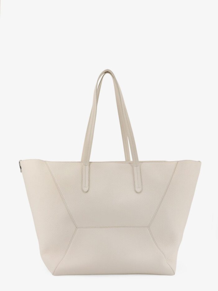 Brunello Cucinelli BC Duo Hammered Leather Crossbody Bag