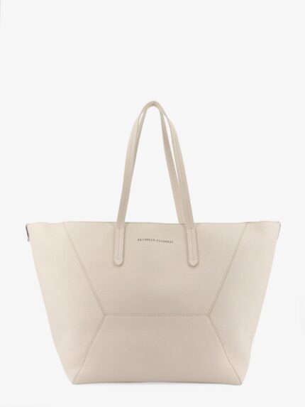 Brunello Cucinelli BC Duo Hammered Leather Crossbody Bag