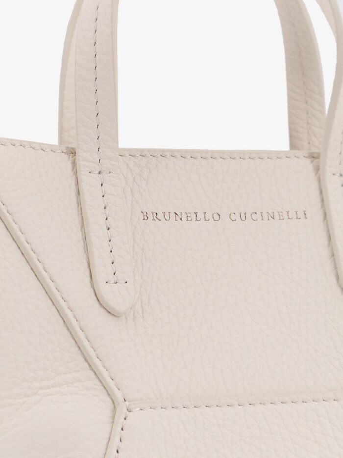 Brunello Cucinelli BC Duo Leather Crossbody Bag