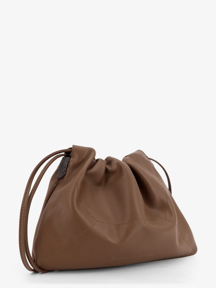 Brunello Cucinelli BC Duo Leather Shoulder Bag