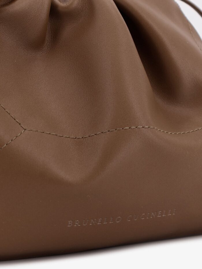 Brunello Cucinelli BC Duo Leather Shoulder Bag